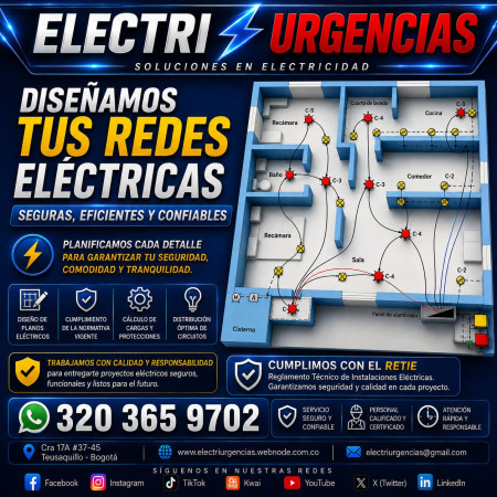 Realizamos todo tipo de planos electricos.
